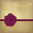 Vintage card with flower, Mother day