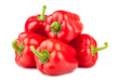 Foto: Five red sweet peppers Five red sweet peppers
