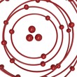 Abstract background with sphere connection