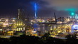 City Timelapse. Busy Road. Hong Kong.