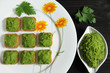 Green peas puree