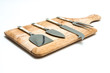 Cheese Knife Set on Wood Cutting Board