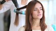 Woman at the beauty salon