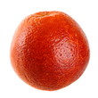 Red orange, isolated on white background