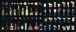 alcohol glass set