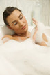 Beautiful women relaxing in her bath
