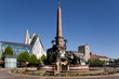 Foto: Leipzig Krochhochhaus Mendebrunnen und Universität Leipzig Krochhochhaus Mendebrunnen und Universität
