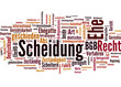 Scheidung (Trennung, Ehe, Anwalt; tag cloud)