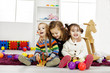 Kids playing in the room