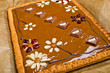 Traditional polish butterscotch cake