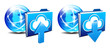 Upload Download folder and communication Internet World