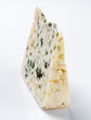 roquefort cheese piece isolated on white