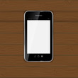 Realistic mobile phone vector illustration