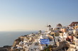 panorama di oia, santorini grecia