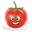Vector: happy tomato happy tomato
