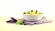 Cereal and blueberries