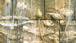 waterfall with lotus stone wall texture