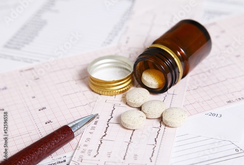 Photo: Pills prescribed to prevent heart disease Pills prescribed to prevent heart disease
