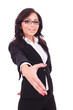 Photo: business woman hand shake business woman hand shake