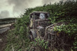 abandoned truck