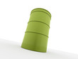 Green barrel isolated