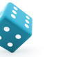 Blue dice