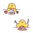 ひよこ食事