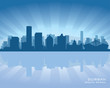 Vector: Durban South Africa city skyline silhouette Durban South Africa city skyline silhouette