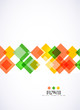 Vetor: Colorful square geometrical background Colorful square geometrical background