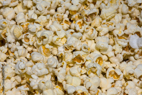 Photo: Salted popcorn background Salted popcorn background