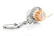 Addition concept with cigarettes and handcuffs