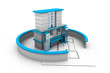modern project of building.