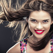 close up woman face