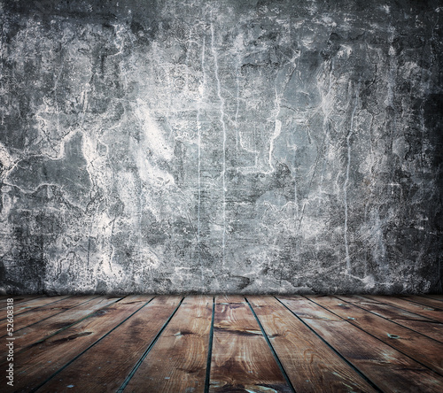 Photo: old grunge interior old grunge interior