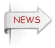 Schild Pfeil News