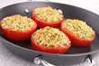 stuffed tomato with breadcrumbs
