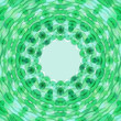 Abstract watercolor circle green background. Vector illustration