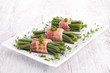Photo : green bean wrapped in bacon green bean wrapped in bacon