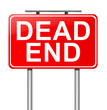 Dead end concept.