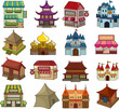set of house icons