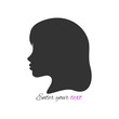 Logo - Profile of woman