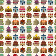 seamless house pattern