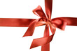 red ribbon and bow