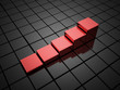 Red graph from cubes