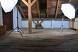 Photo: Fotostudio in einem alten Dachboden Fotostudio in einem alten Dachboden