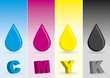 CMYK drops