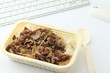 Fast food lunch on working desk