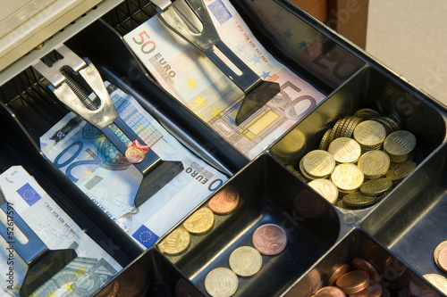 Photo: Drawer with money Drawer with money