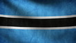 Botswana flag.