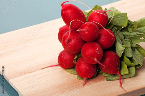 Photo: Radishes on the table Radishes on the table